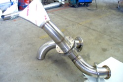 Stainless steel pipework for sewerage industry